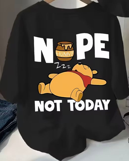 Women's Disney Winnie The Pooh & Honey Pot Print T-Shirt