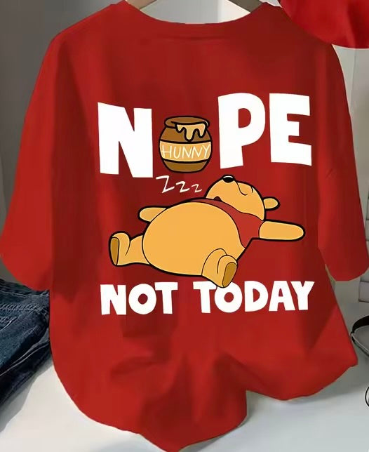 Women's Disney Winnie The Pooh & Honey Pot Print T-Shirt