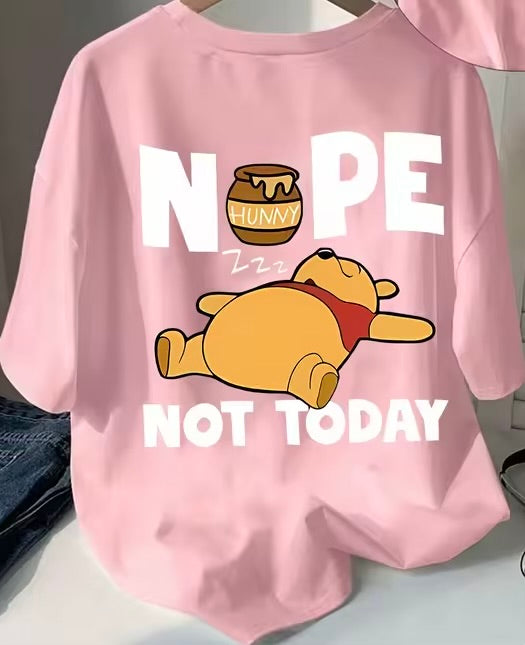 Women's Disney Winnie The Pooh & Honey Pot Print T-Shirt