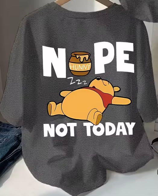 Women's Disney Winnie The Pooh & Honey Pot Print T-Shirt