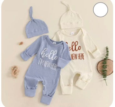 Newborn Baby Boy Fall Clothes Set