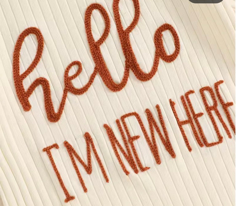 Newborn Baby Boy Fall Clothes Set