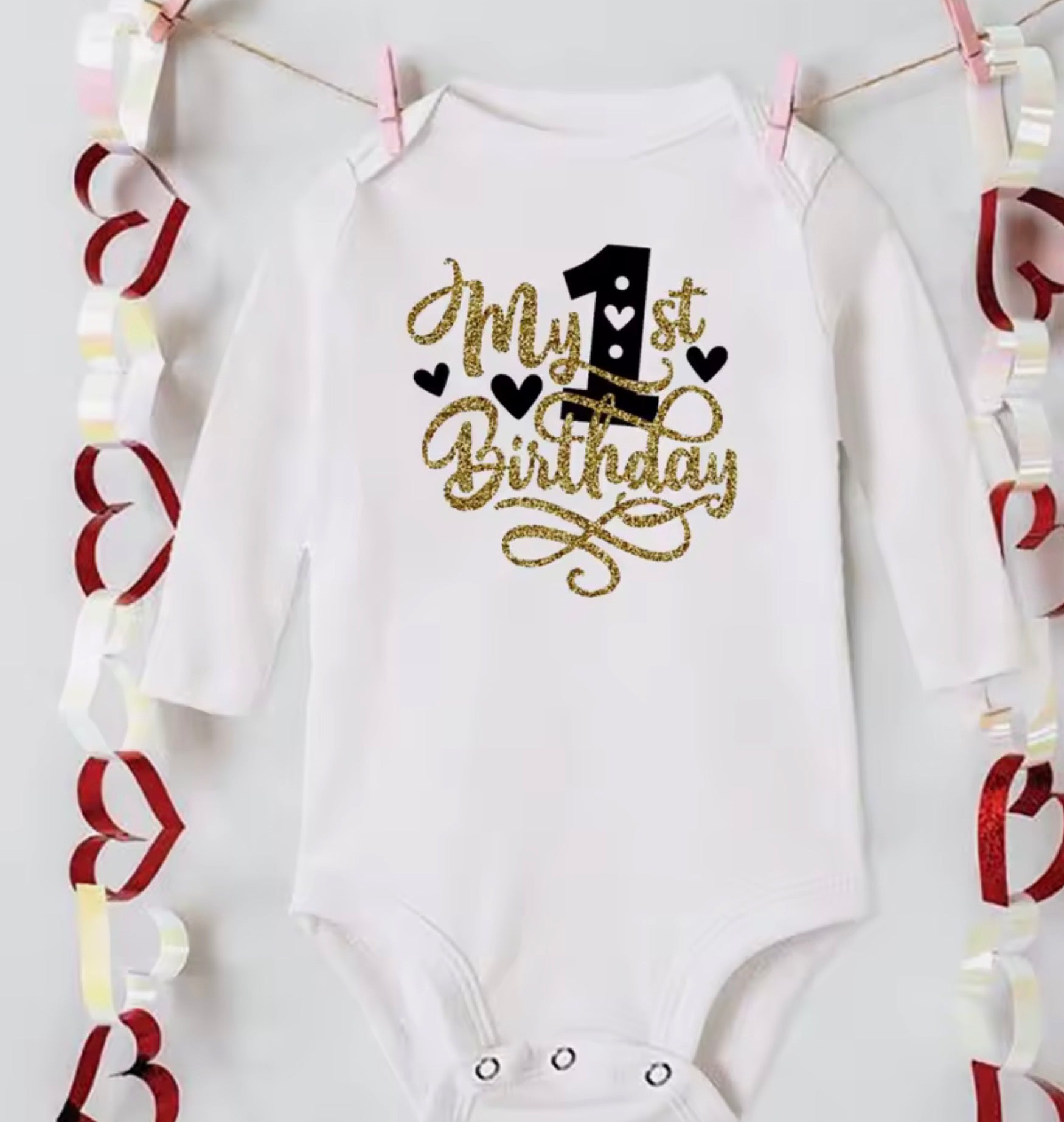 My 1st Birthday Newborn Bodysuit