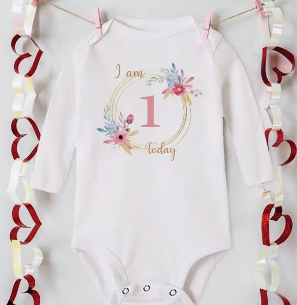 My 1st Birthday Newborn Bodysuit
