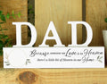 Personalised Botanical Memorial Photo Upload Wooden Dad Ornament