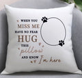 Personalised Memorial Pet Photo Upload Cushion