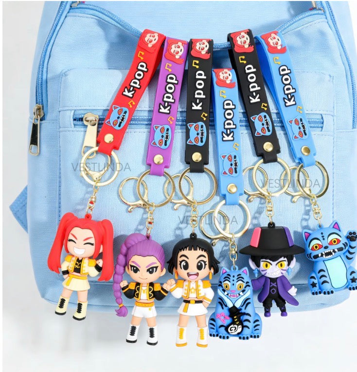 K-Pop Demon Hunters Keychain Pendant