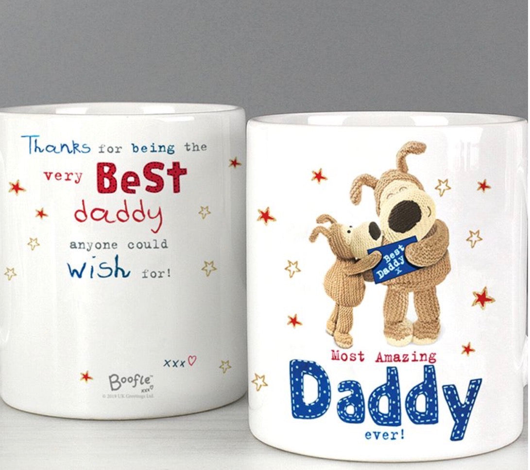Personalised Boofle Most Amazing Daddy Mug