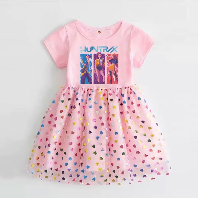 Girls Huntrx Tulle Dress 🌈