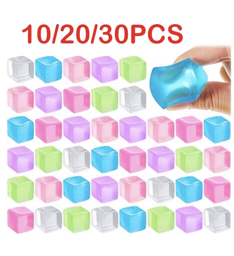 Square Ice Stress Ball Fidget 🧊