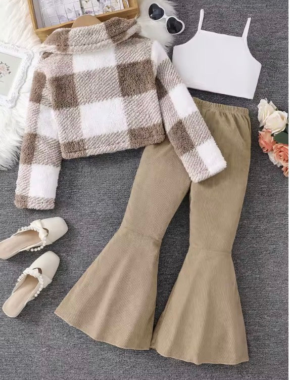 🤍 Chic Neutral 3-Piece Outfit Set 🤍