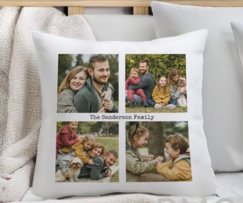Personalised Mutli Photo Upload Cushion