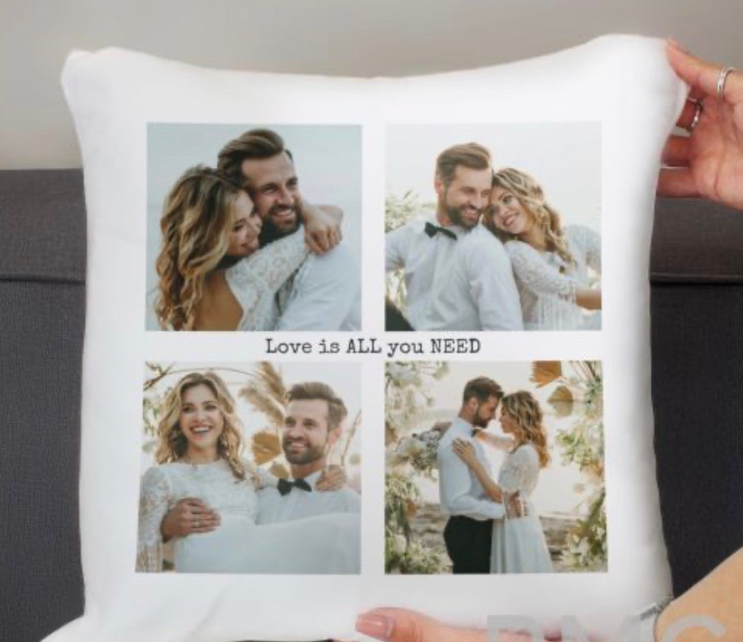 Personalised Mutli Photo Upload Cushion