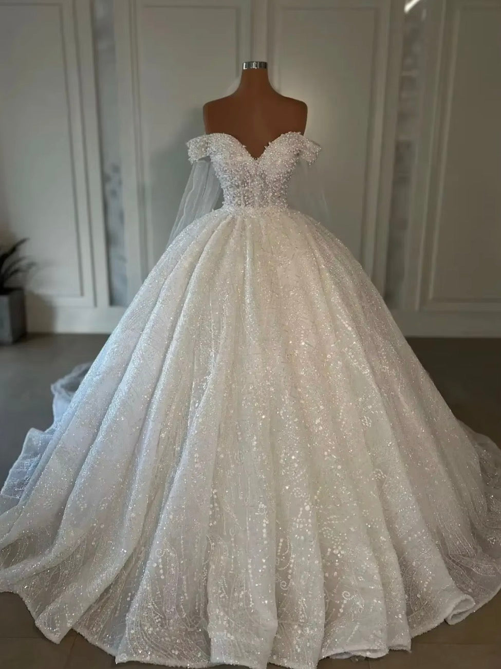 Fairytale Princess Ball Gown Wedding Dress