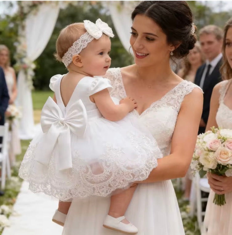 Baby Princess Flower Girl Dress – 0–2 Years