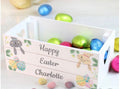 Personalised Easter Egg Hunt Small Wooden Crate