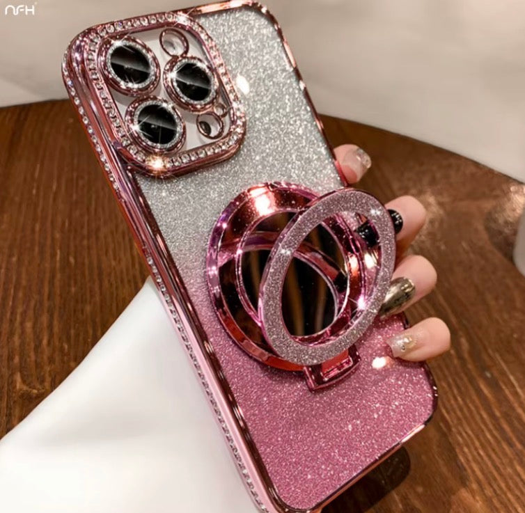 Luxury Glitter Ring Holder Phone Case