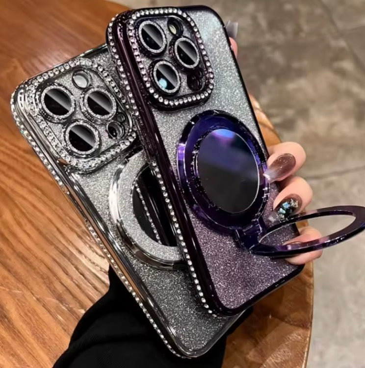 Luxury Glitter Ring Holder Phone Case