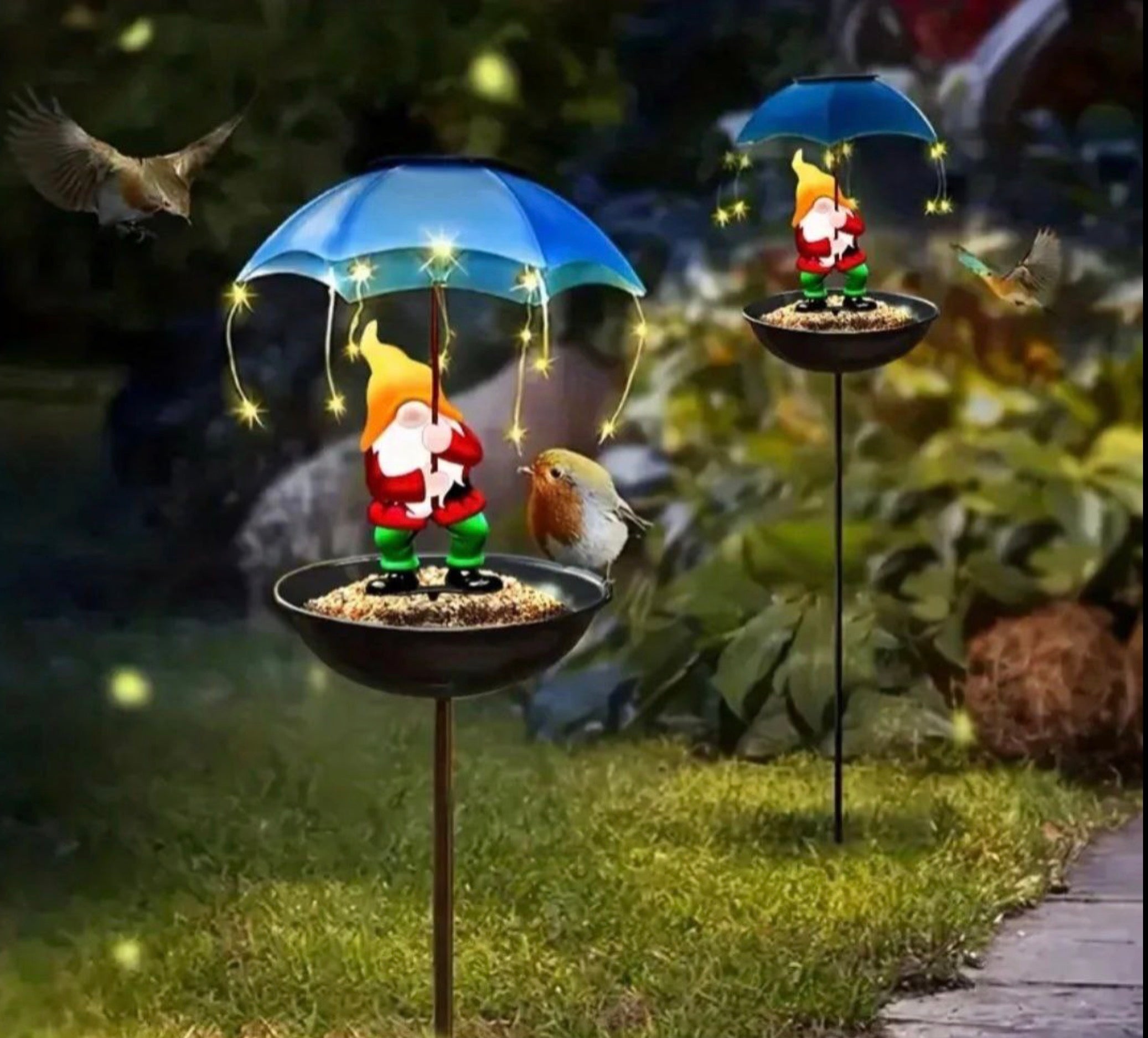 Whimsical LED Garden Gnome Light – Magical Outdoor Charm!