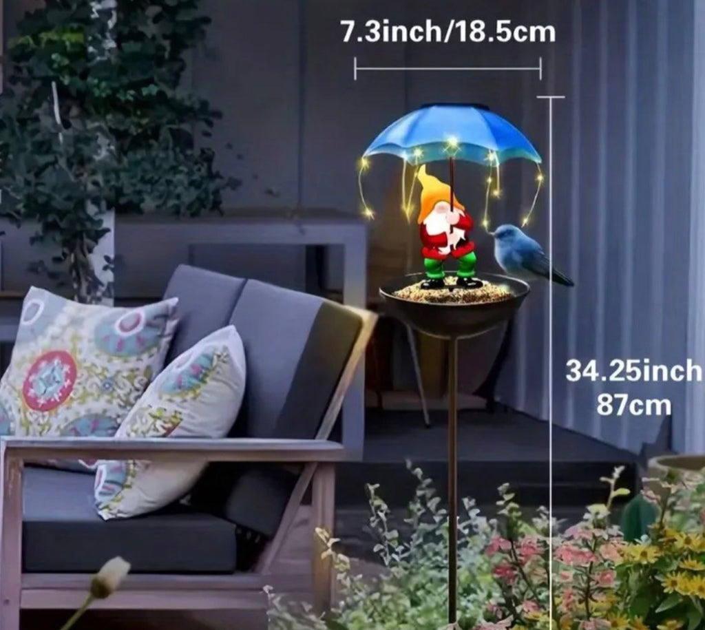 Whimsical LED Garden Gnome Light – Magical Outdoor Charm!