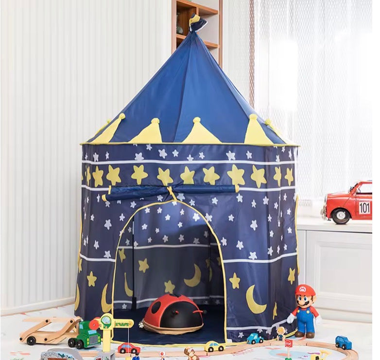 Children Kids Pop Up Castle Play Tent