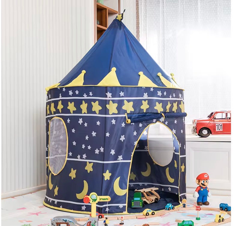 Children Kids Pop Up Castle Play Tent