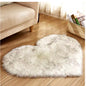 Luxury Heart Shaped Fluffy Rug