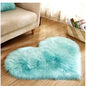 Luxury Heart Shaped Fluffy Rug