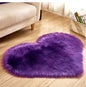 Luxury Heart Shaped Fluffy Rug