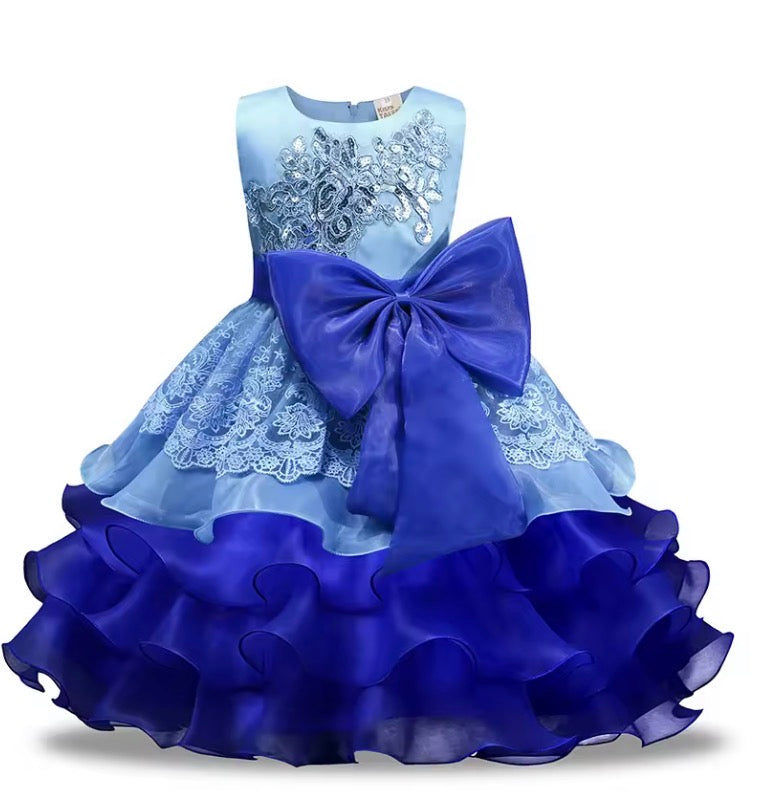 Flower Girl Wedding Dress Sleeveless Pleated