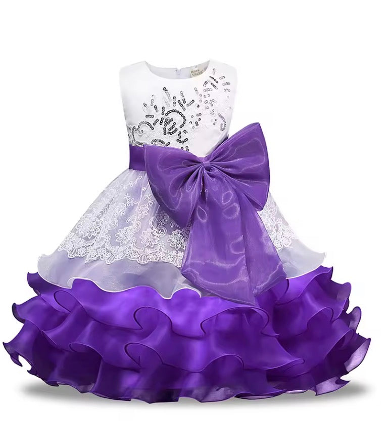 Flower Girl Wedding Dress Sleeveless Pleated