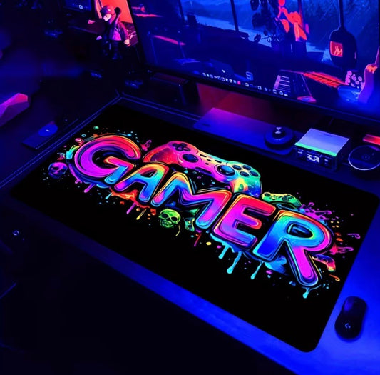 XXL Gamepad Gaming Mouse Pad – Vibrant Gamer Desk Mat