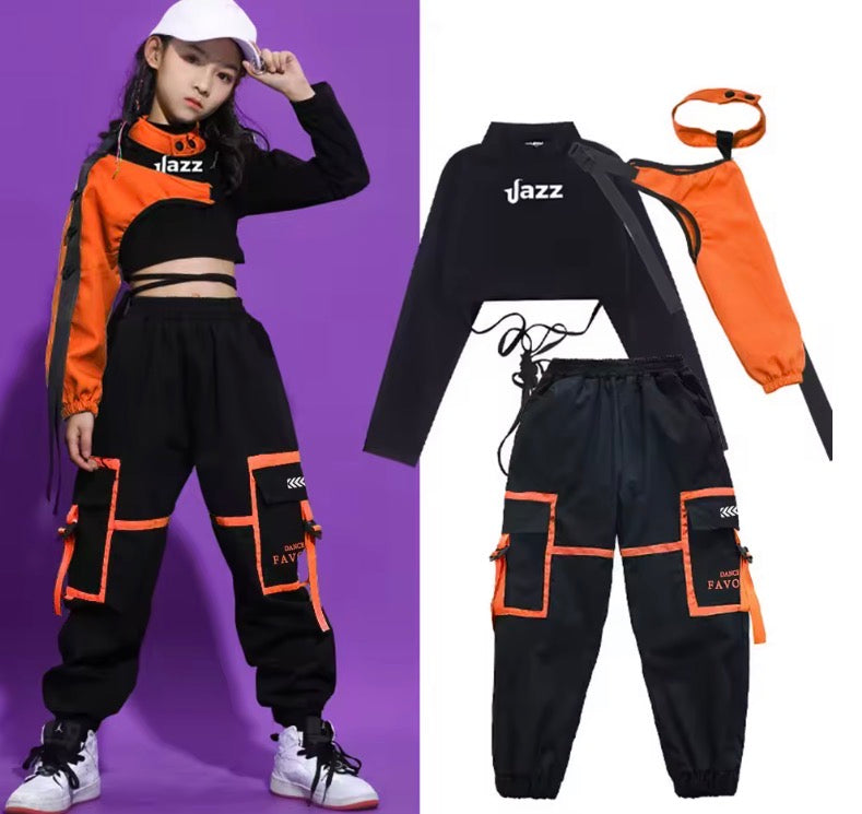 Girls Urban Jazz 3 Piece Dance Set