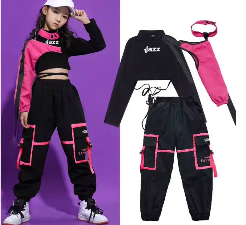 Girls Urban Jazz 3 Piece Dance Set