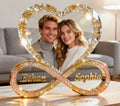 Custom Couples Portrait Infinity Symbol Ornament