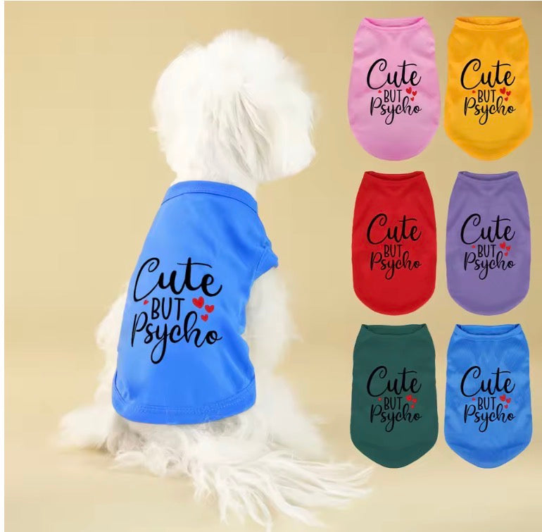 Cute but Psycho Dog Vest
