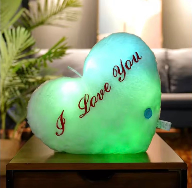 I Love you Heart LED Cushion
