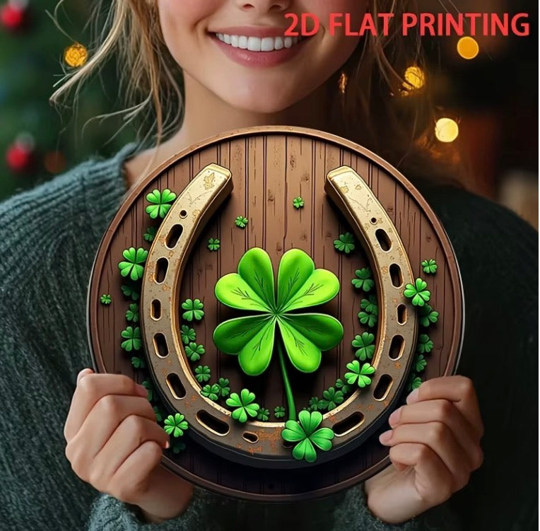 St. Patrick’s Day Horseshoe Plaque.