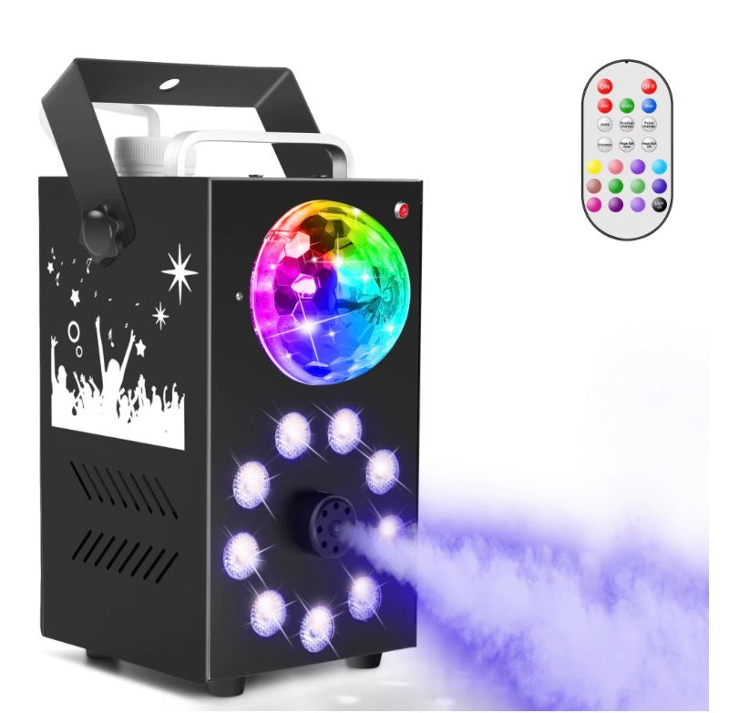 LED Disco Light & Smoke Machine