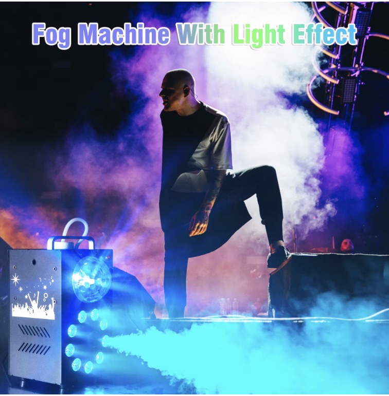 LED Disco Light & Smoke Machine
