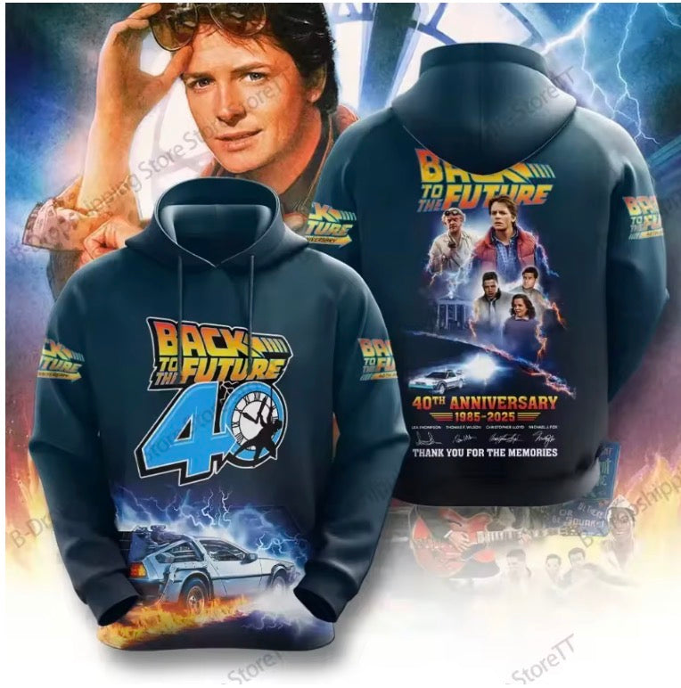Back to the Future 40th Anniversary Hoodie