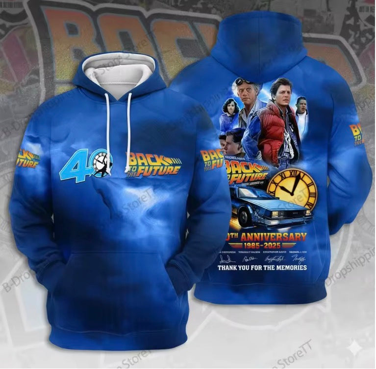Back to the Future 40th Anniversary Hoodie
