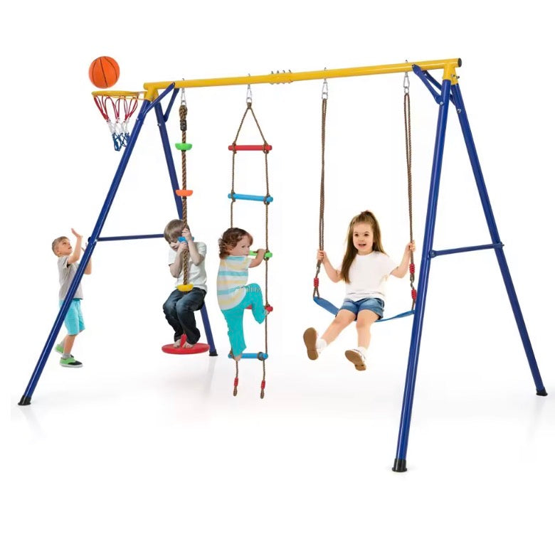 4-in-1 Kids Swing Set