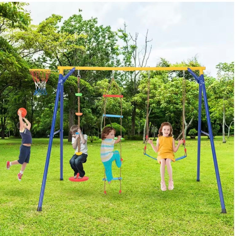 4-in-1 Kids Swing Set