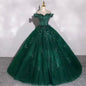 Quinceanera Elegant Off Shoulder Prom Gown