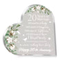 New Happy Anniversary Heart Plaque