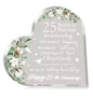 New Happy Anniversary Heart Plaque