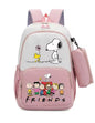 Snoopys School Bag Boys Girls