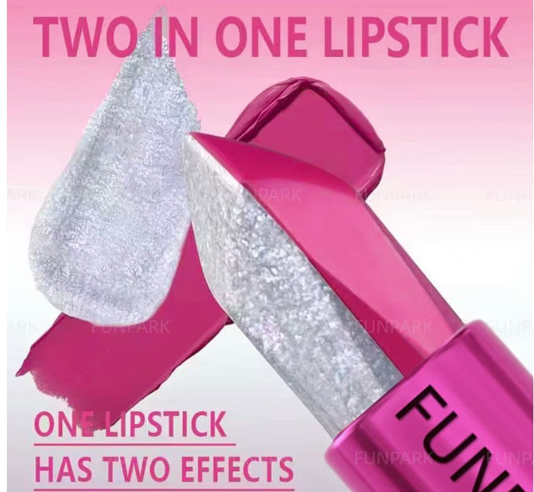 Sexy Glitter Two-tone Lipstick