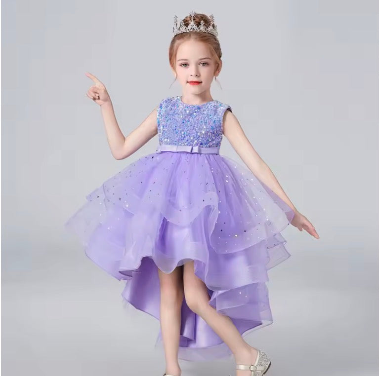 Sequin Lace Flower Girl Dress